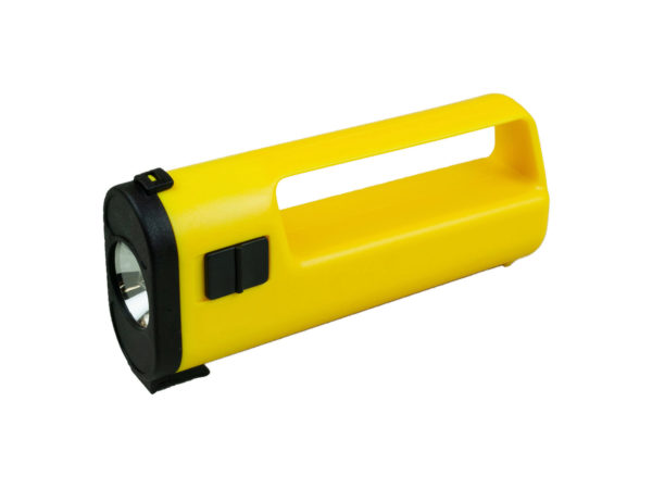 Yellow Flashlight with Handle