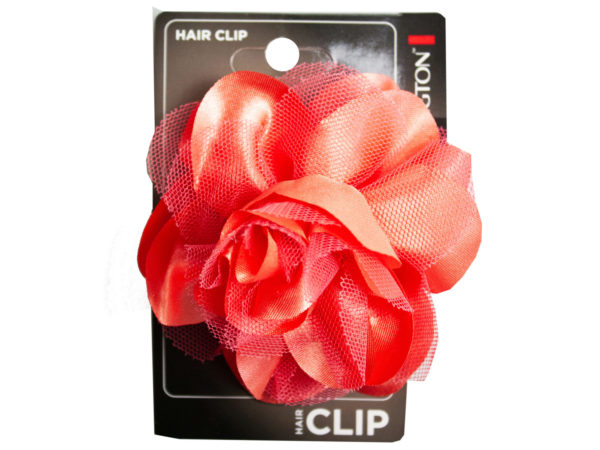Coral Salon Hair Clip
