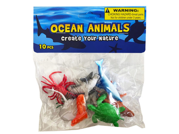 10 piece ocean ANIMALs