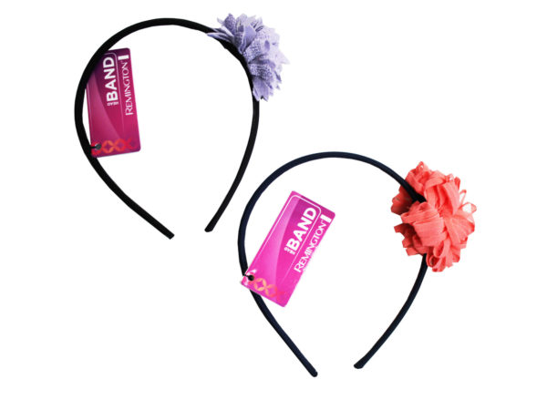 1 Count FLOWER Head Band in Assorted Colors