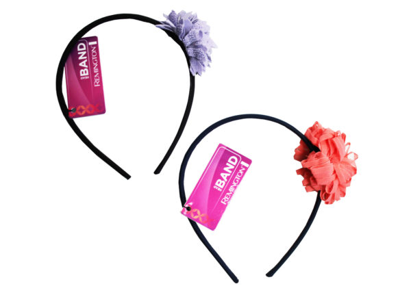 1 Count Flower Head Band in Assorted Colors