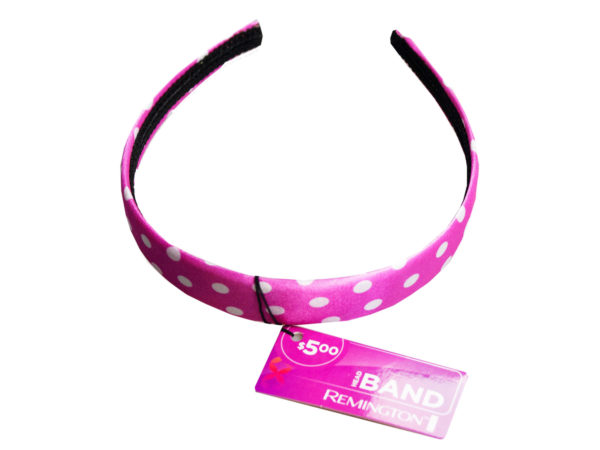 Headband in Assorted Dot and Stripe Pattern