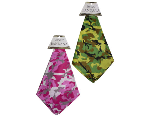 Camouflage Design Bandana 2 Asst