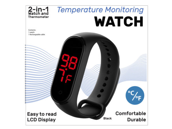 Wristwatch Skin Surface THErmometer