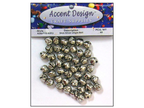 65pc Silver Jingle Bell VALUE Pack