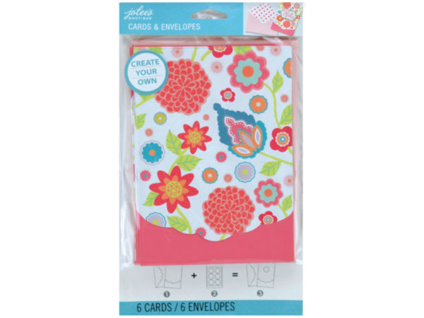 Floral Cards & Envelopes Set