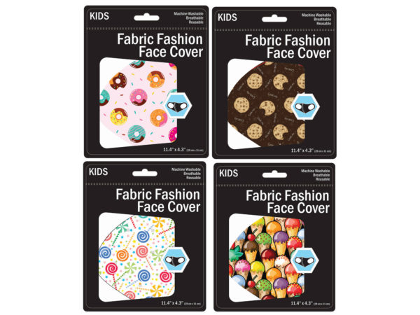 4 Assorted Kids Masks Snack Design