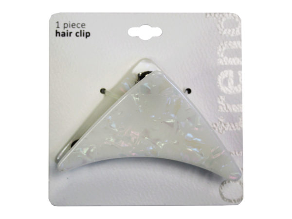 large marble HAIR clip