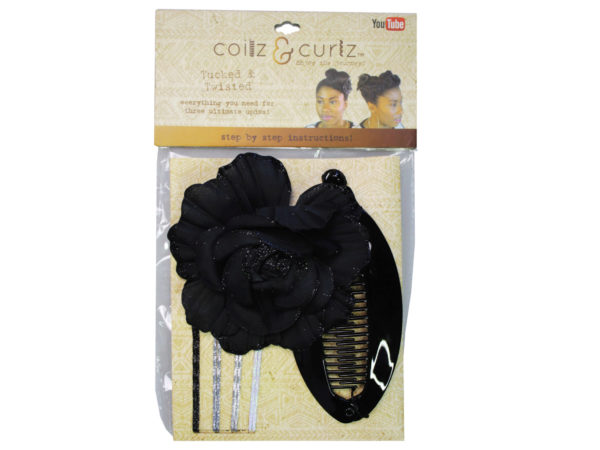 coilz and curls tucked and twisted ACCESSORY set