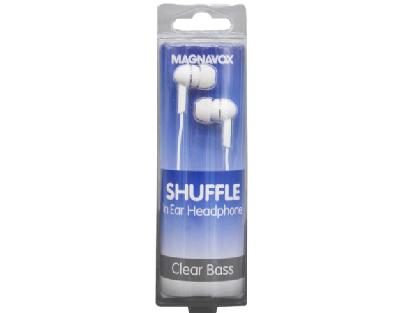 MAGNAVOX Shuffle White In-Ear Earbuds