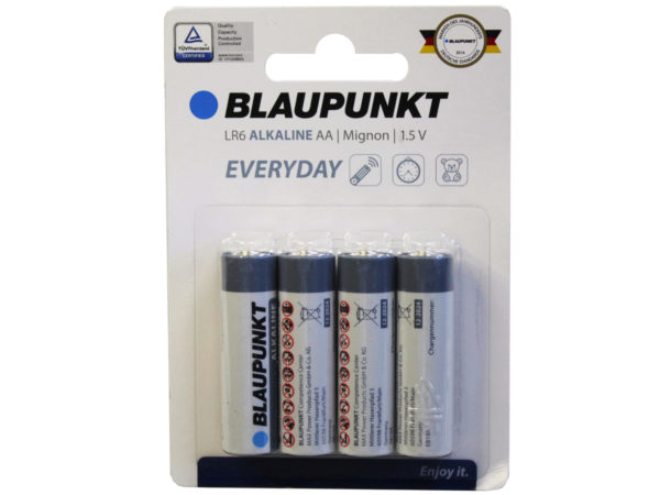 Blaupunkt Everday Alkaline 4 Pack AA BATTERY