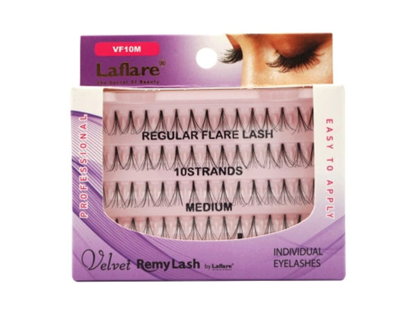 LaFlare VELVET Remy 10 Strand Medium Individual Eyelashes