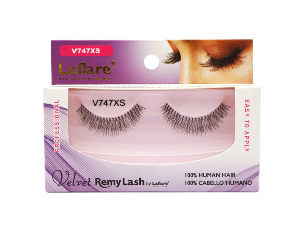 LaFlare V747XS 100% Human Hair Velvet Remy Eyelashes