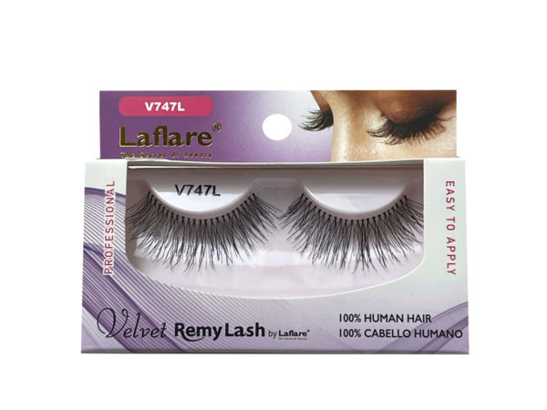 LaFlare V747L 100% Human HAIR Velvet Remy Eyelashes