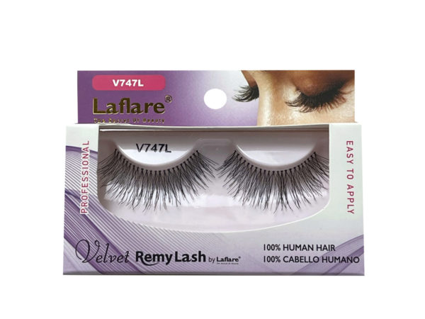 LaFlare V747L 100% Human Hair VELVET Remy Eyelashes