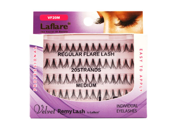 VELVET Flare 20 Strand Medium Individual Eyelashes