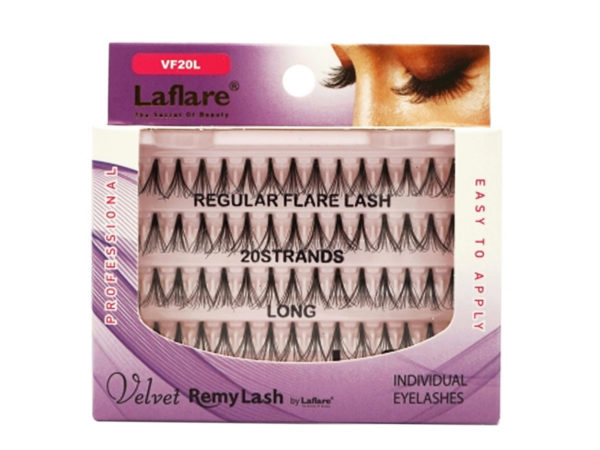 VELVET Flare 20 Strand Long Individual Eyelashes