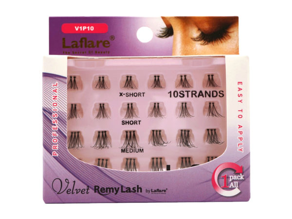 LAFLARE Velvet Remy 10 Strand Eyelashes