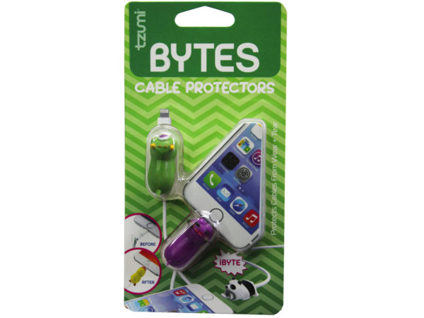 tzumi cord bytes 2 pack monsters cord protectors
