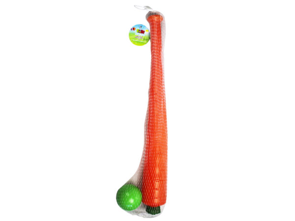 carrot shaped bat toy BASEBALL set