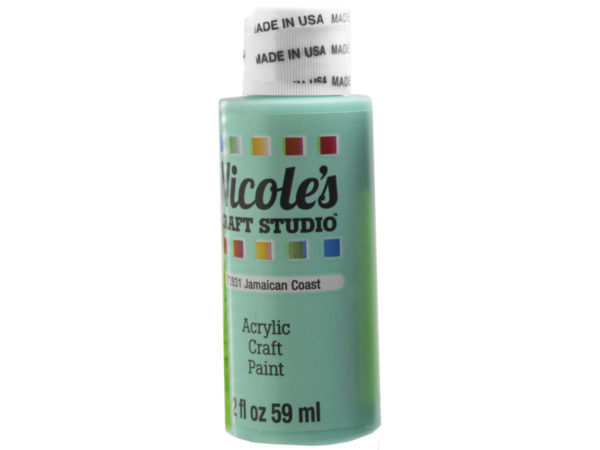 nicoles 2 oz acrylic craft PAINT in jamaican cst