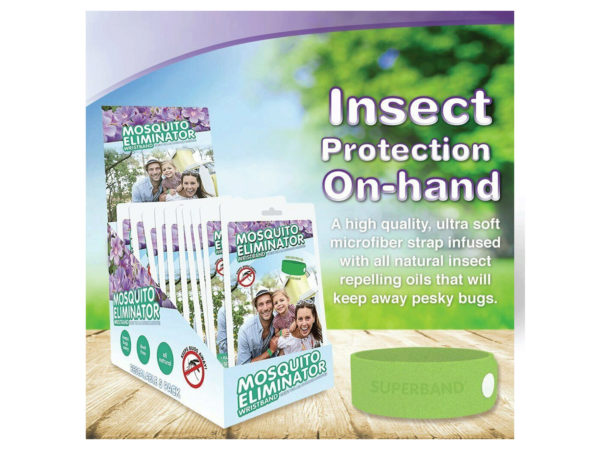 5 pack bug eliminator BRACELET in countertop display