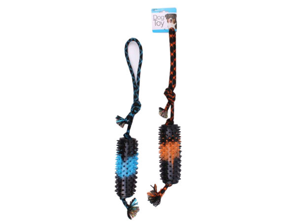 ''20'''' Knotted Dog Rope with Spiky Chew and Pull TOY''