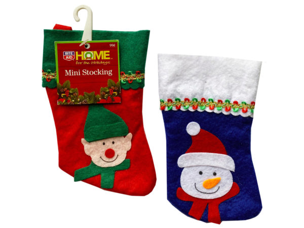 CHRISTMAS Mini Stockings Classic Theme