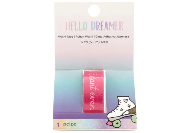 ''Hello Dreamer ''''I Can't Even'''' Washi TAPE''