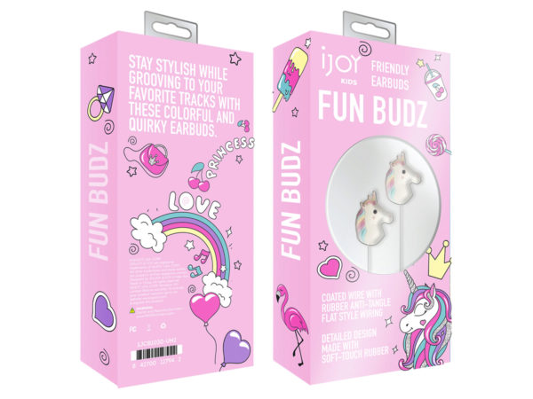 EarBuddies Unicorn Kids Earbuds