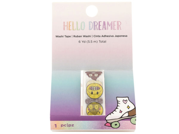 Hello Dreamer Emoticon Washi Tape
