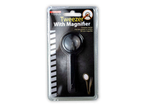 Tweezers with Magnifier Image