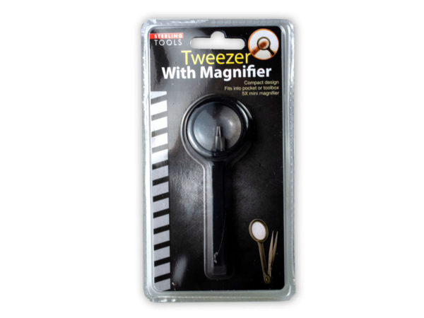 Tweezers with Magnifier