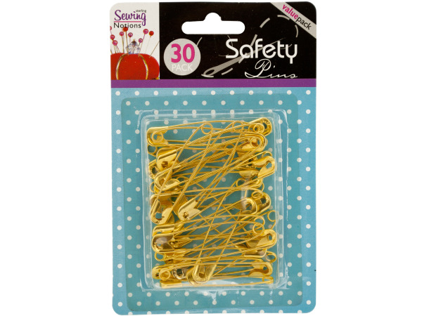 Jumbo GOLD Tone Safety Pins