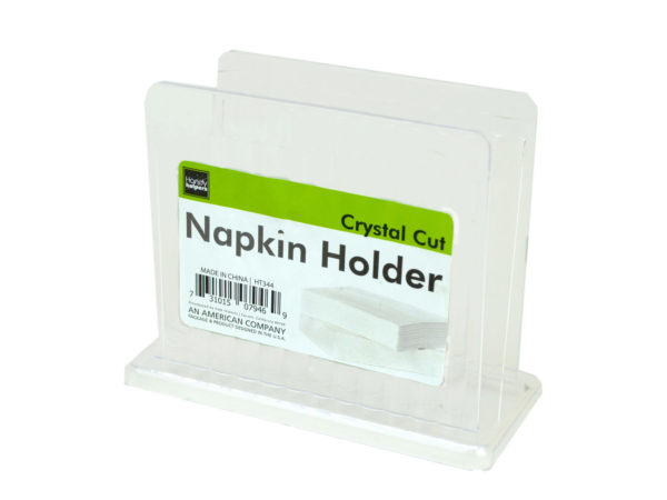 Crystal Cut Napkin Holder