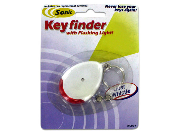 Sonic Key Finder Key Chain with Flashing Light Image