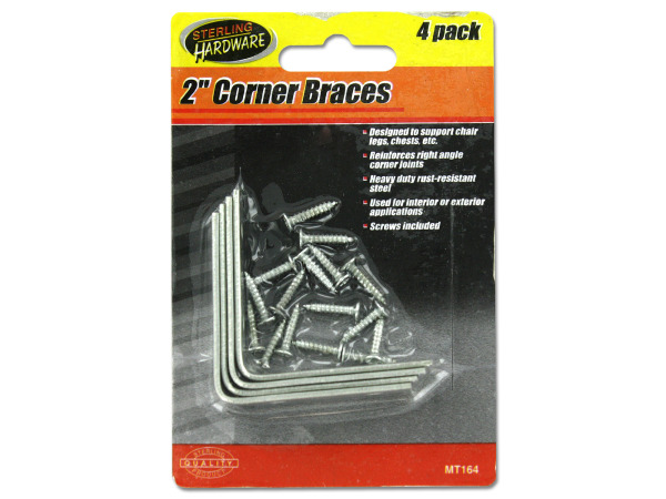 Corner Braces with Mounting Hardware