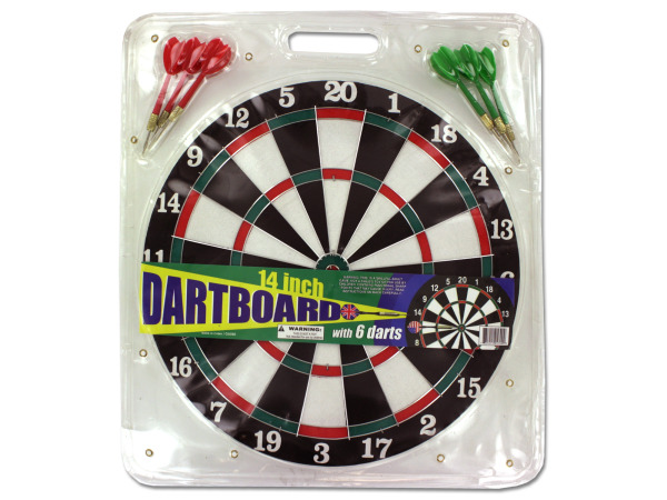 DARTBOARD with Metal Tip Darts