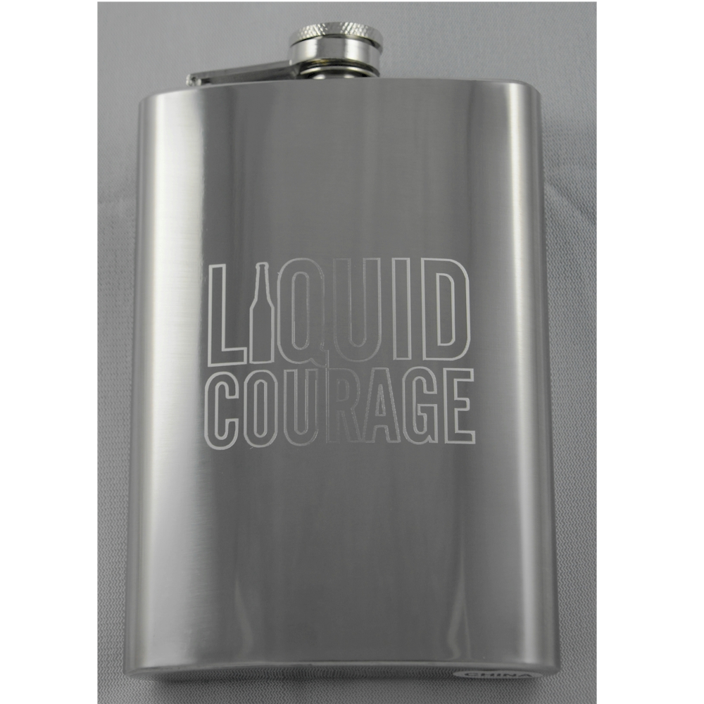 Custom Engraved MIRROR Polish Gift Flasks