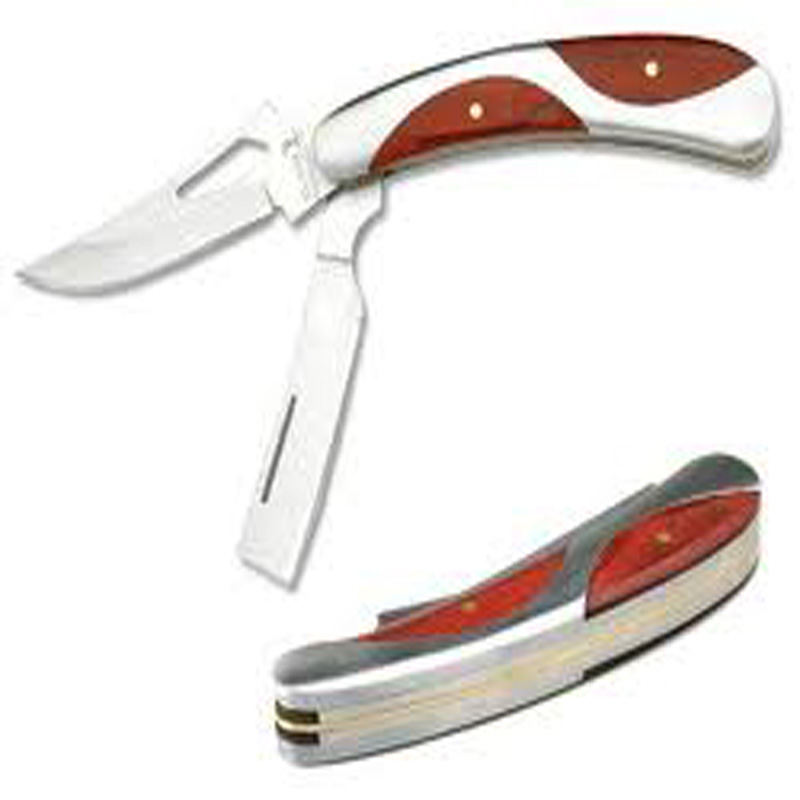 Gentlemen 2 Bladed Folding Knife and Straight RAZOR