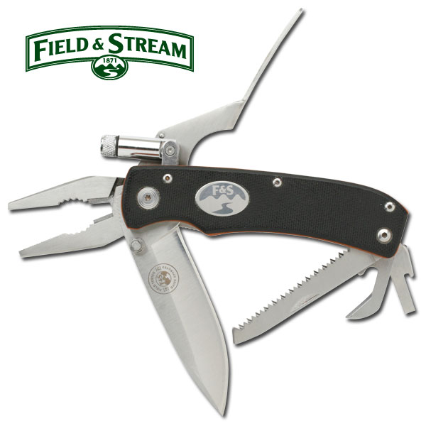 Field and Stream Multipurpose TOOL with LED Flashlight