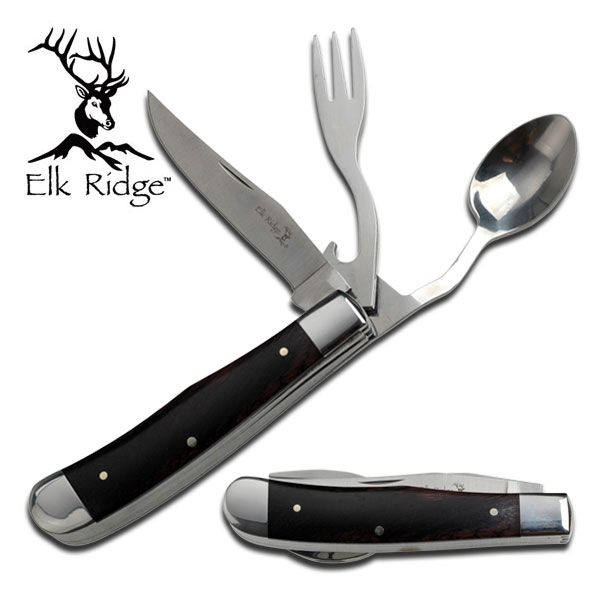 ''Separable Fork, KNIFE, and Spoon Folding KNIFE Set''