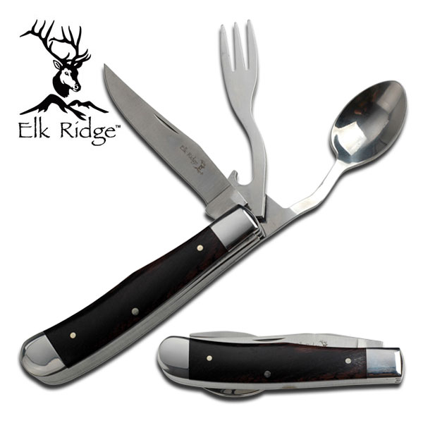 ''Separable Fork, Knife, and Spoon Folding Knife Set''