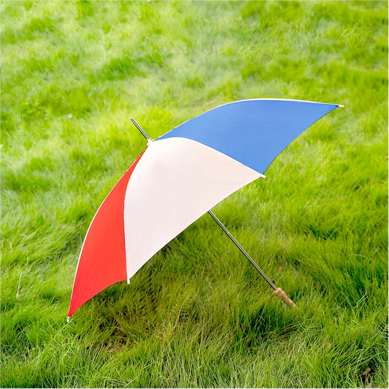 ''Barton Outdoors Rain UMBRELLA - Red, White and Blue - 48 Across - Rip-Resistant Polyester - Auto Op