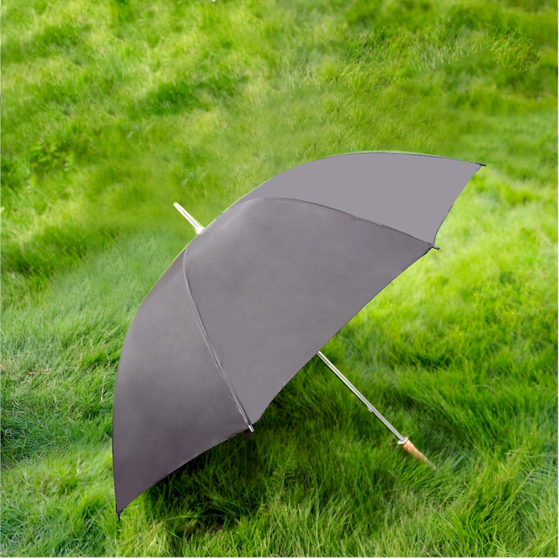 Barton Outdoors Rain UMBRELLA - Black - 60 Across - Rip-Resistant Polyester - Manual Open - Light St