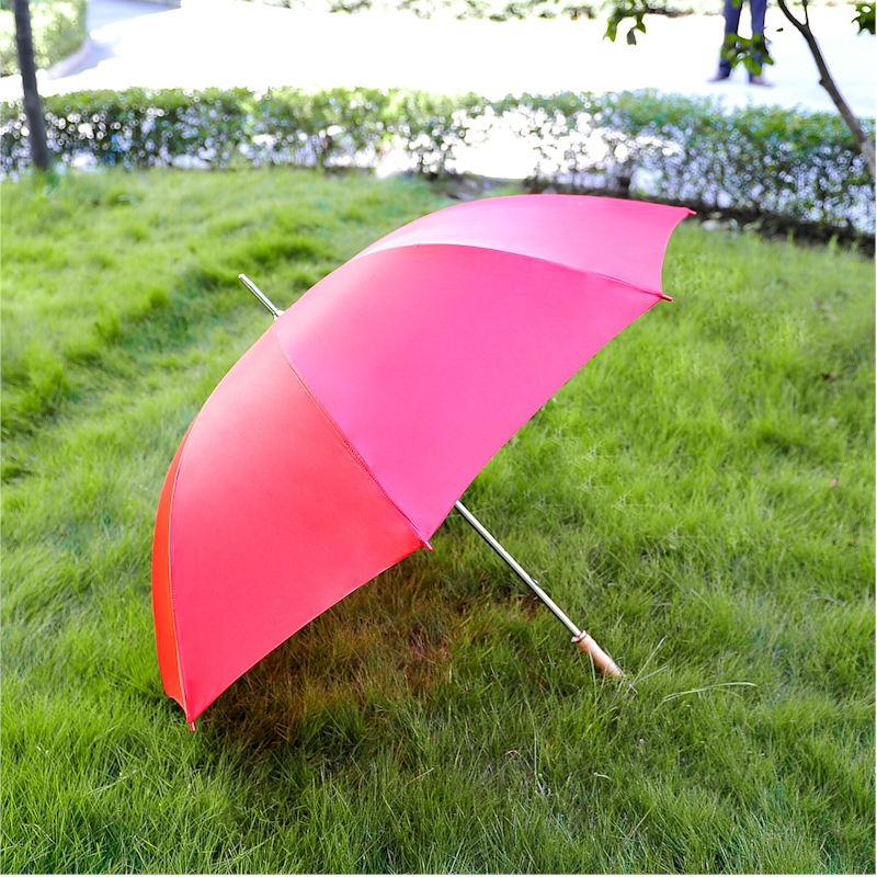 Barton Outdoors Rain UMBRELLA - Solid Red - 60 Across - Rip-Resistant Polyester - Manual Open - Ligh