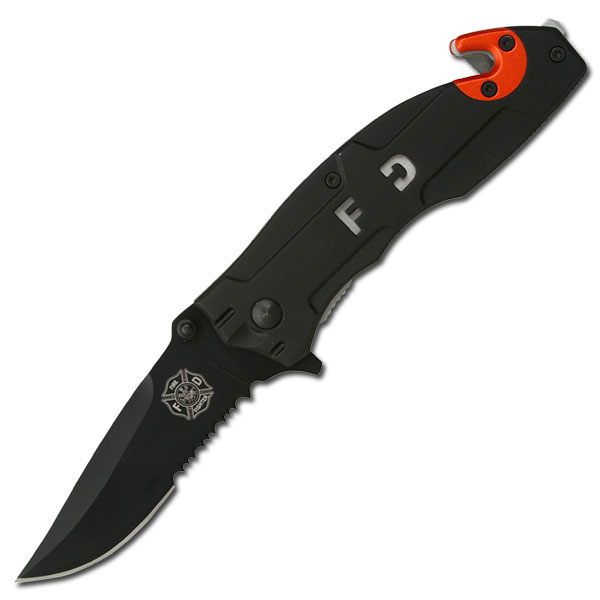 Black Firefighter KNIVES