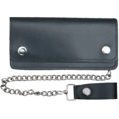 6 Inch LEATHER Chain Wallet