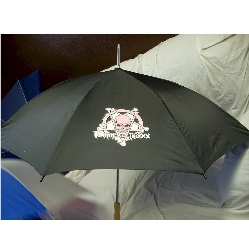 Custom Logo Black 48 UMBRELLA