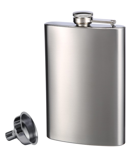 Stainless STEEL Flask and Funnel